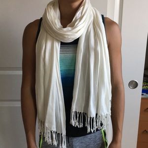 White scarf